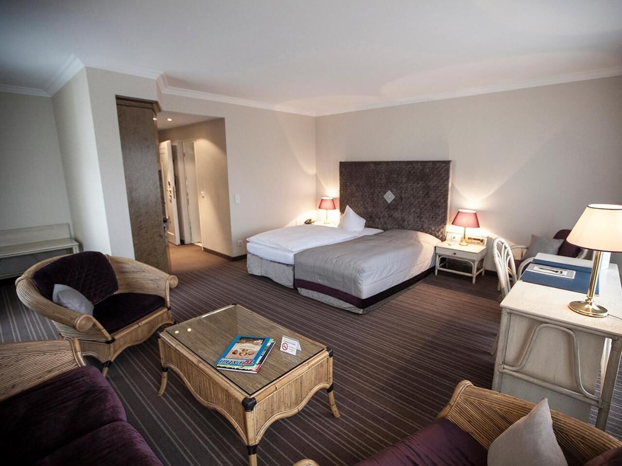 hypo-allergenic bedding, minibar, in-room safe, desk