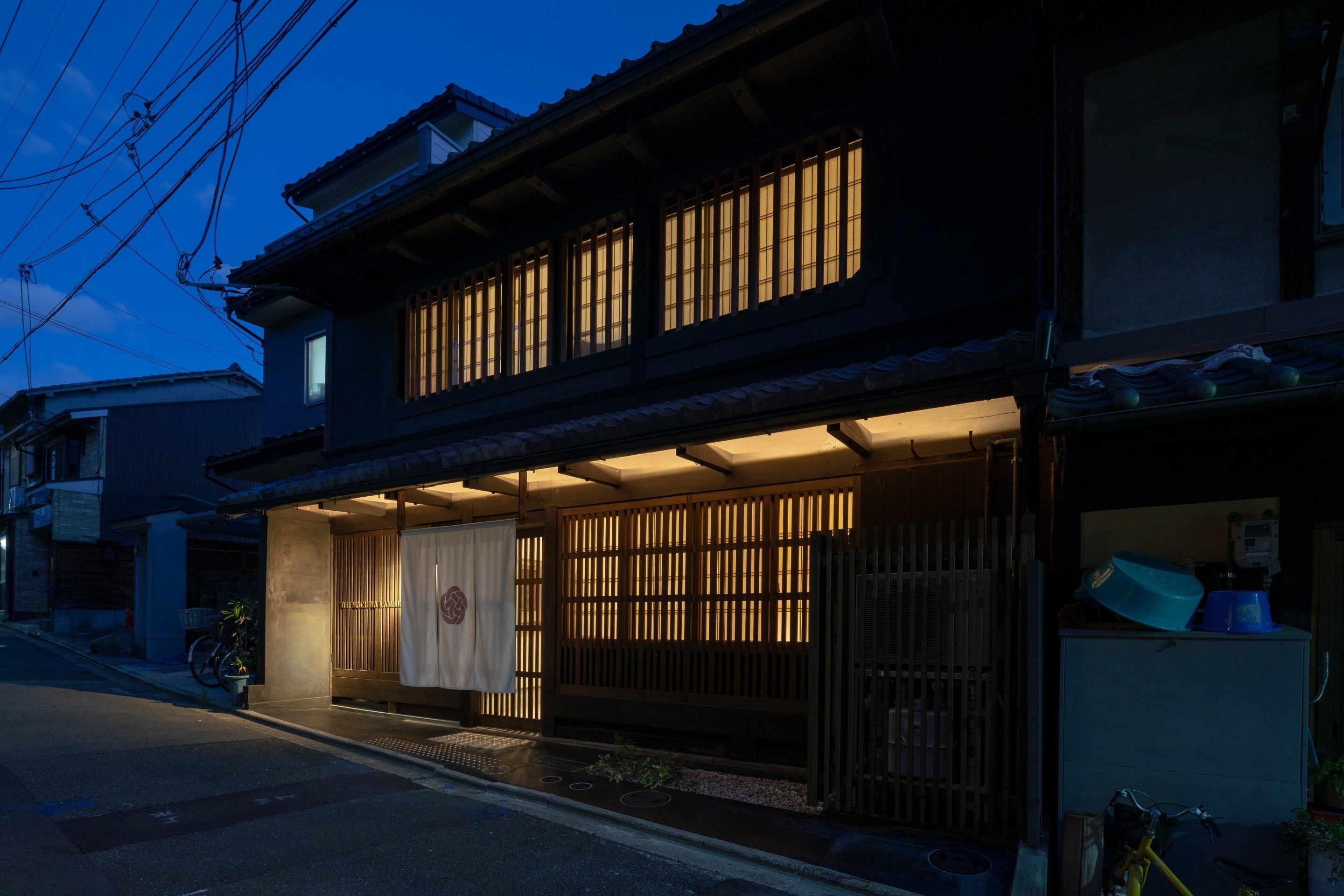 Front of property – evening/night