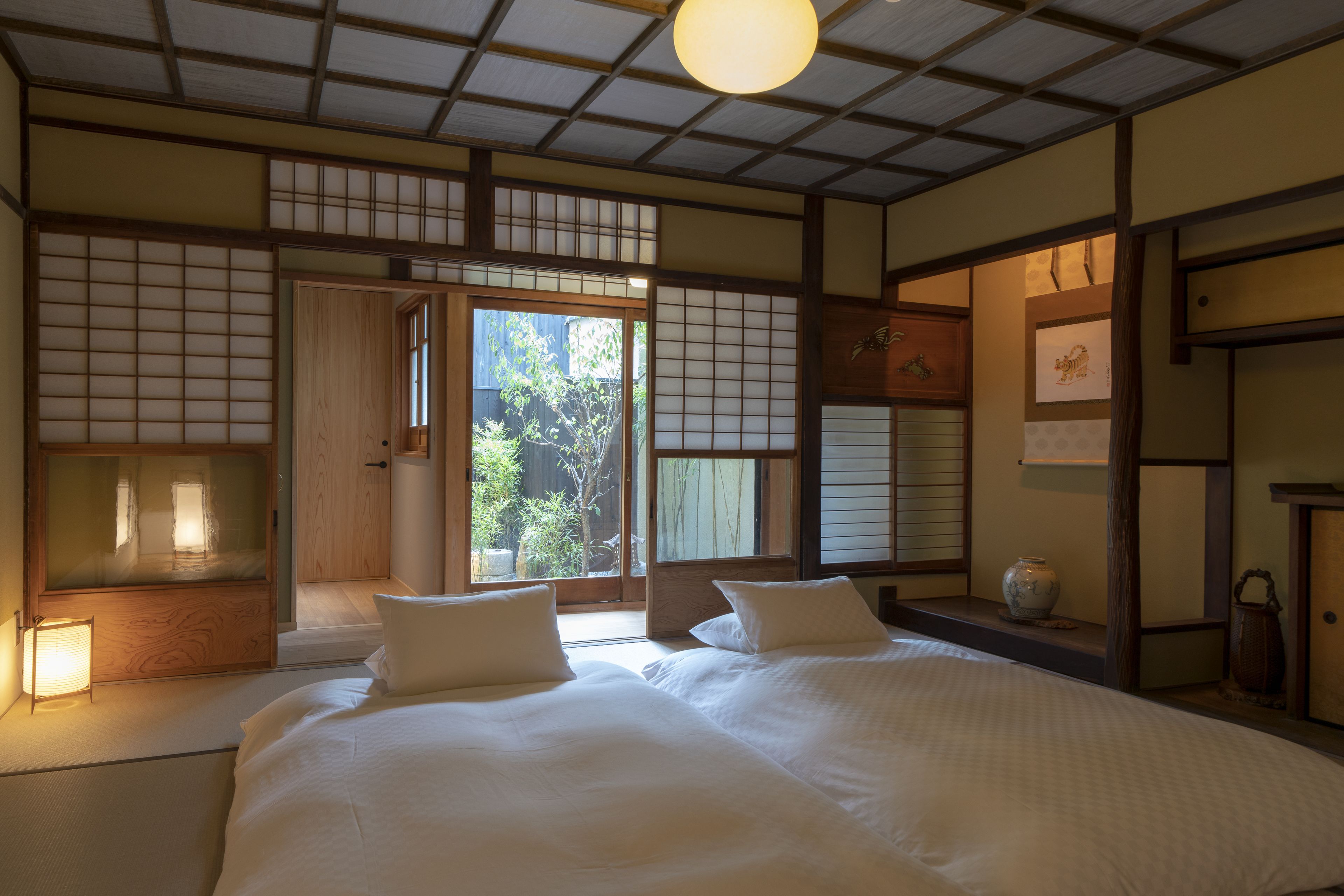 UME Japanese Garden Suite | Premium bedding, in-room safe, individually decorated