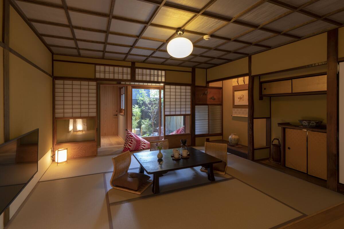 Suite traditionnelle, côté jardin (Japanese-Style) | Literie de qualité, coffre-fort, rideaux d’obscurcissement