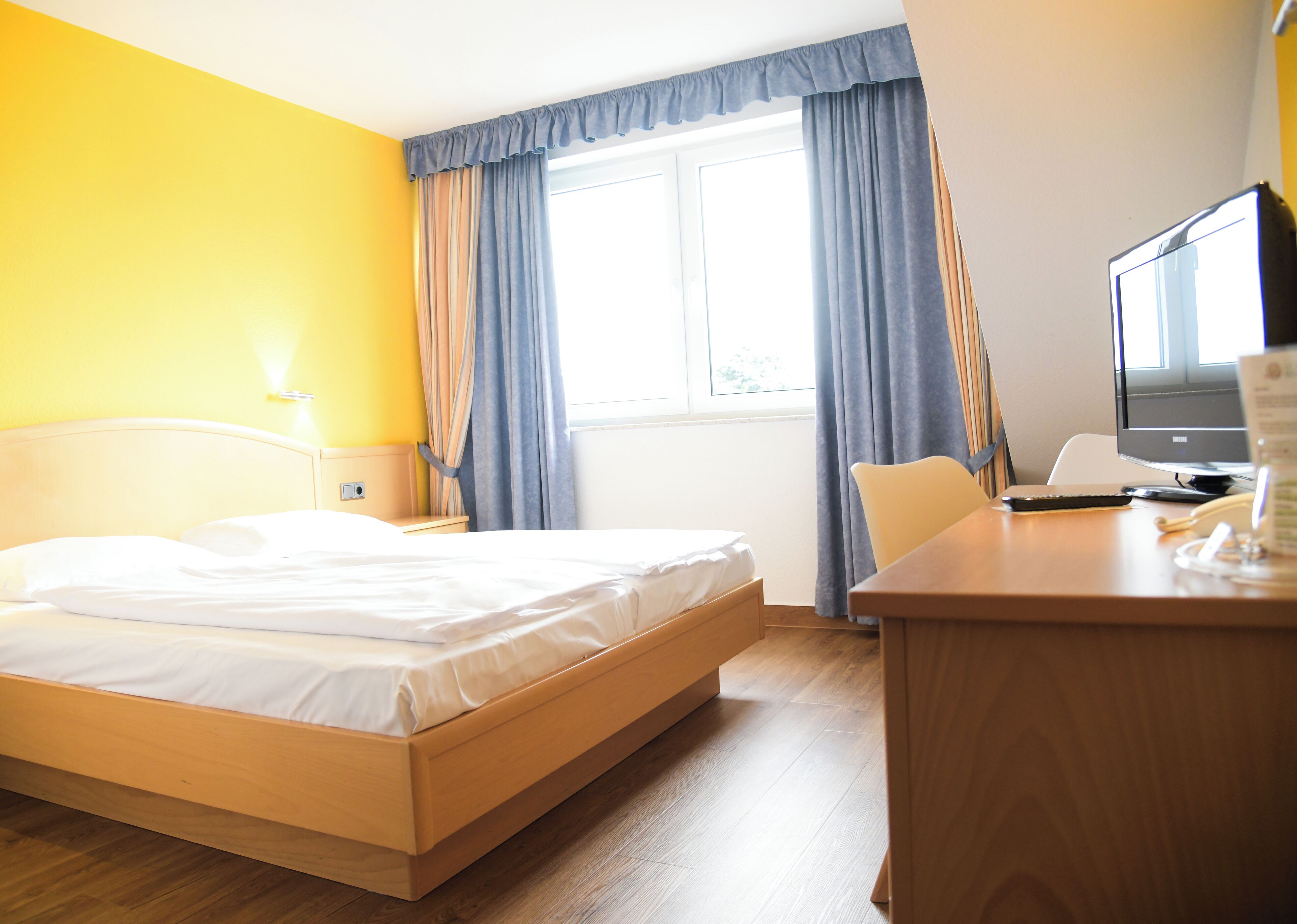 double room | desk, blackout curtains, soundproofing, iron/ironing board