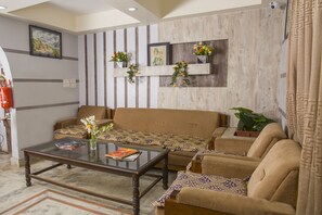 Sitteområde i lobbyen