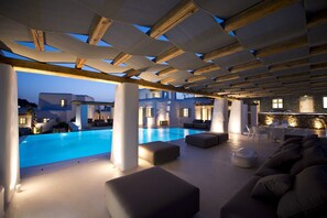 Luxury Villa, Private Pool, Sea View | Pool | Outdoor pool, sun loungers - Villa Opal (Mykonos)