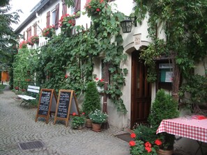 Entrée de l’hébergement