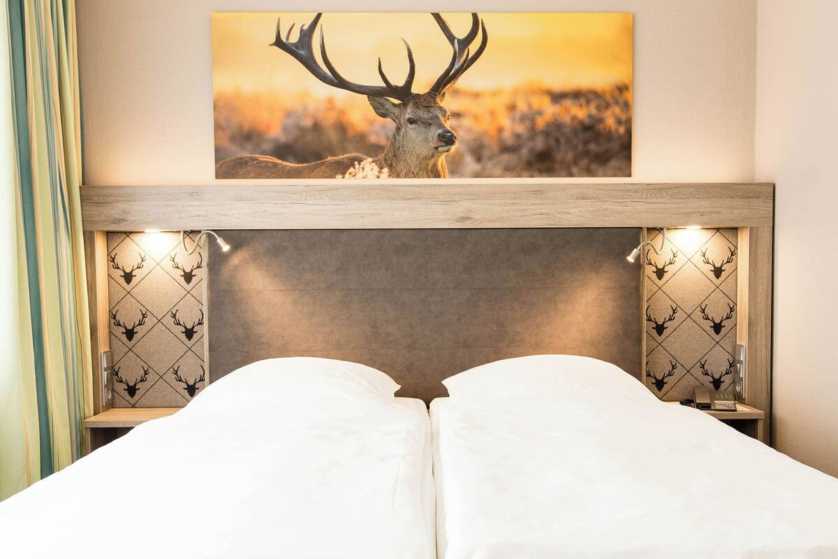 Premium Double Room | Desk, laptop workspace, blackout drapes, soundproofing