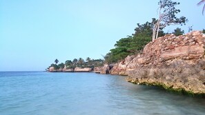 Vue sur la plage/l’océan
