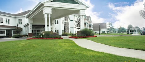 Voorkant van accommodatie