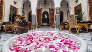 Deluxe Double or Twin Room, 1 Bedroom, Hill View | Living area | Flat-screen TV, printers - Riad Authentic Palace & Spa (Fes)