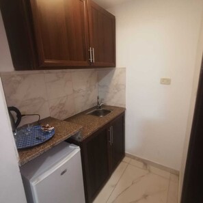 Apartment, 1 Schlafzimmer | Eigene Küche | Kühlschrank, Ofen, Kochgeschirr/Geschirr/Besteck