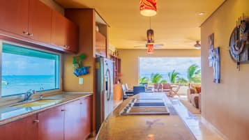 Condo | Private kitchen | Fridge, microwave, stovetop, dishwasher