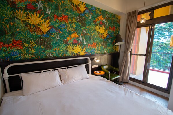 Dobbeltrom – comfort, 1 queensize-seng, ikke-røyk | Dundyner, blendingsgardiner, lydisolert og wi-fi (inkludert)