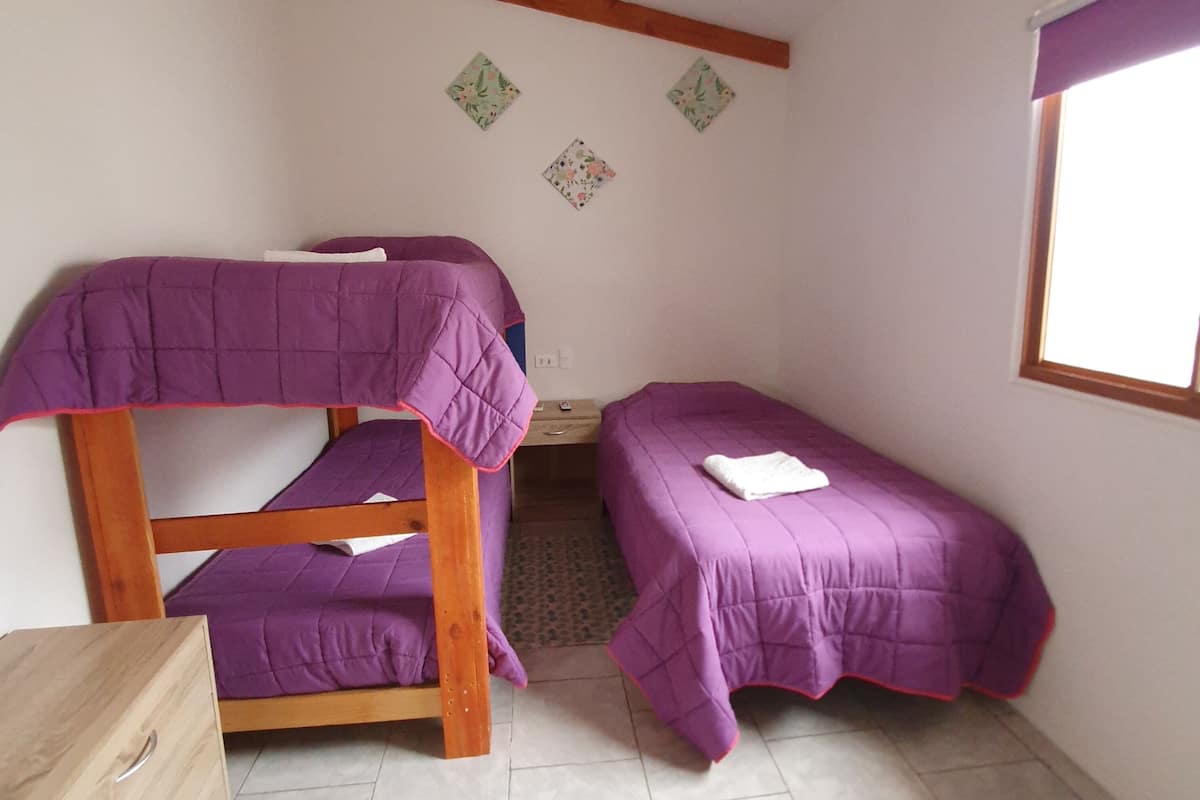Cabane Standard, 1 chambre, salle de bains privée (Triple) | 1 chambre, draps fournis