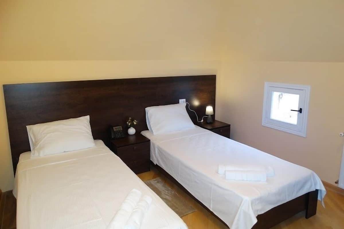 Eenvoudige Twin kamer (403) | Luxe beddengoed, pillowtop-bedden, geluiddichte muren