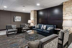 Sittområde i lobbyn