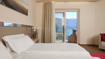 Superior-Doppel- oder -Zweibettzimmer, Balkon, Seeblick