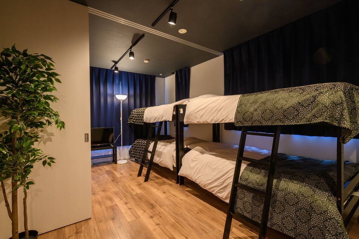 Blackout drapes, iron/ironing board, free WiFi, bed sheets