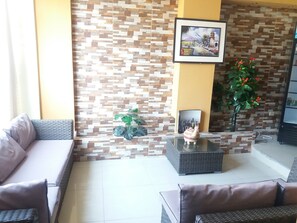 Lobby sitting area