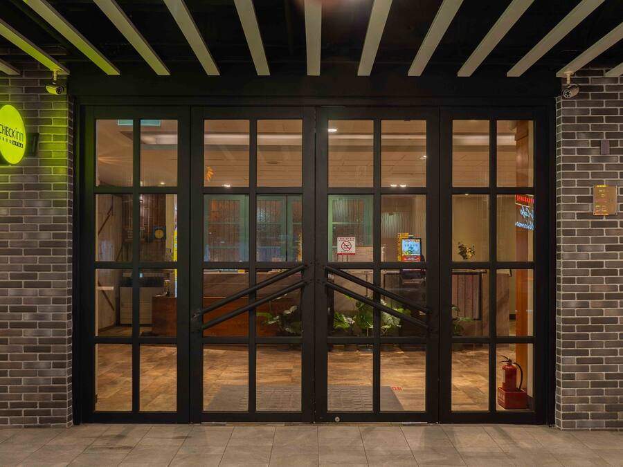 Fassade der Unterkunft