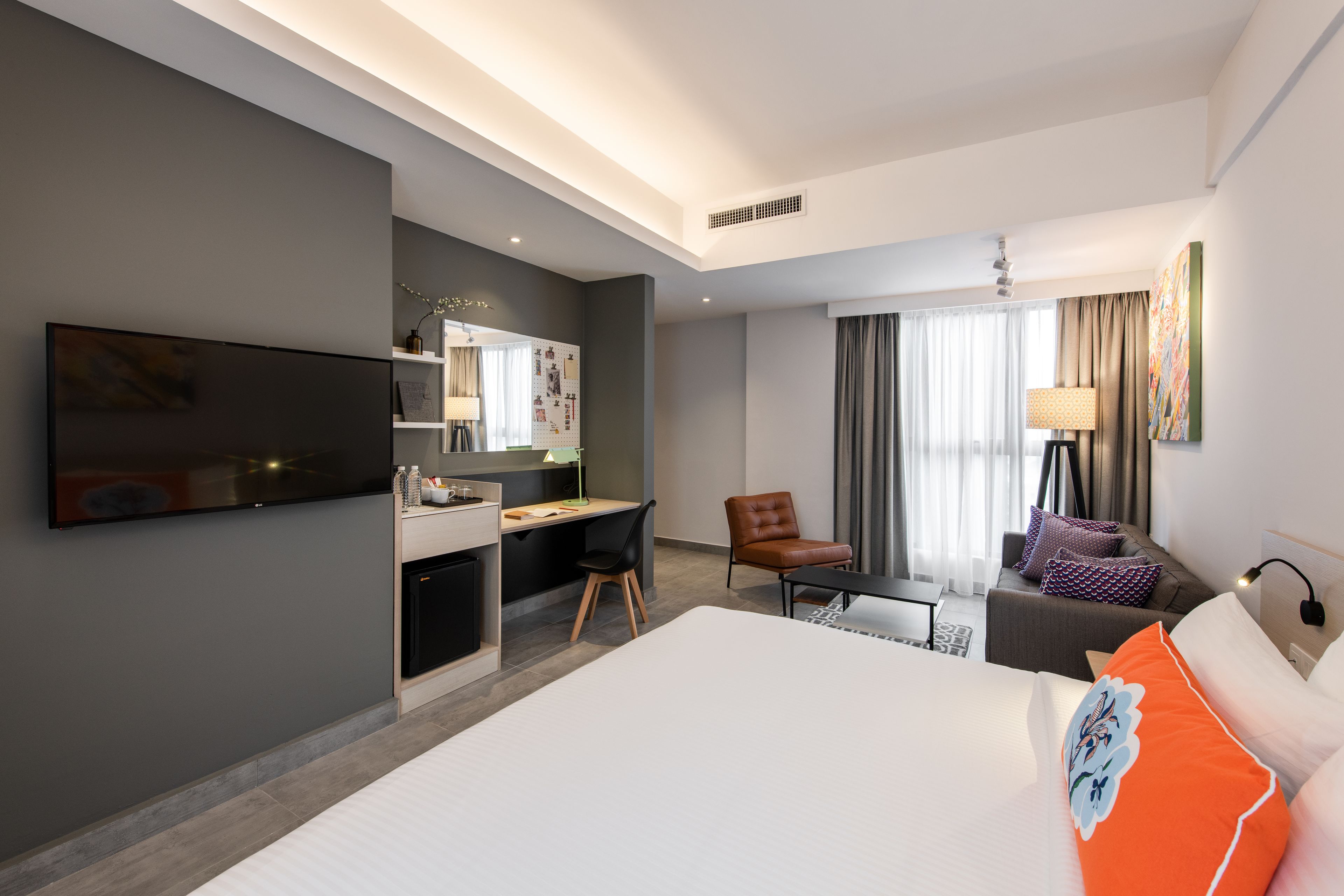 canvas suite | premium bedding, pillow-top beds, minibar, in-room safe