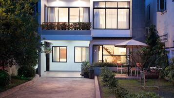 Front of property – evening/night