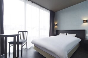 Private Room for 2 Guests | Premium bedding, blackout drapes, soundproofing, free WiFi - Narano Mori Hotel (Nara)