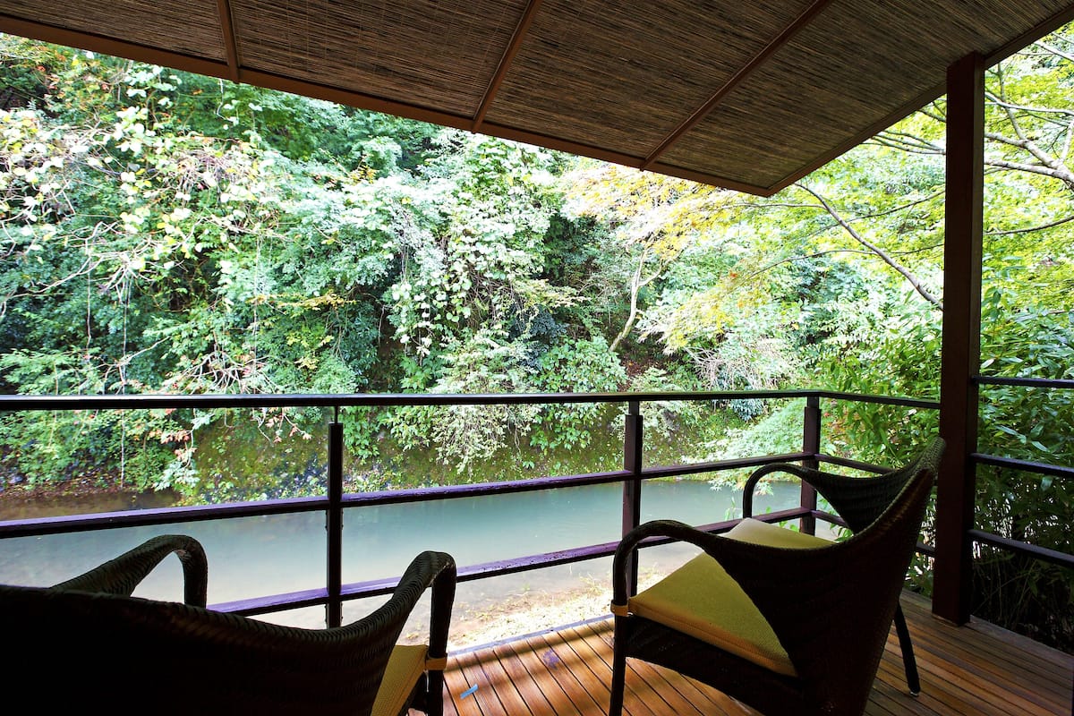 Habitación tradicional, baño privado (Japanese, Semi Open-Air Onsen, Futon) | Vista desde la habitación