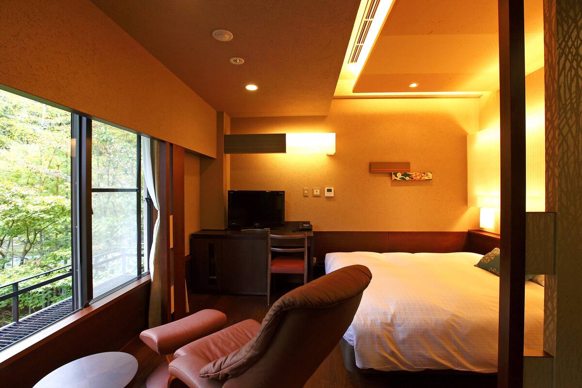 Minibar, in-room safe, blackout drapes, WiFi (free)