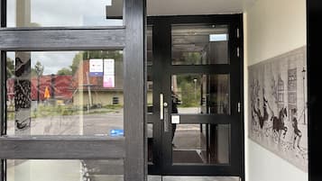 Voorkant van accommodatie