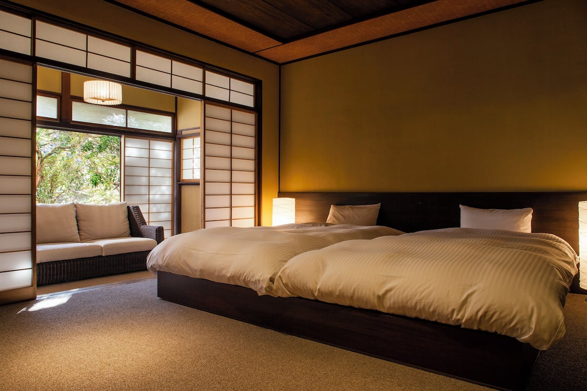 Kamar Premium, Bebas Asap Rokok (Hot Spring Open-Air Bath(Wakamatsu)) | 1 kamar tidur, minibar, brankas, dan meja kerja