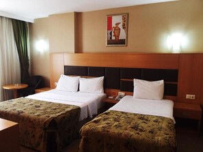 Premium bedding, pillow-top beds, free WiFi, bed sheets