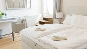 Standard-Doppelzimmer | Bettwäsche aus ägyptischer Baumwolle, hochwertige Bettwaren