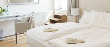 Standard-Doppelzimmer | Bettwäsche aus ägyptischer Baumwolle, hochwertige Bettwaren