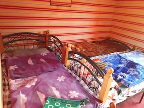 Standard Tent, 3 Single Beds, Non Smoking, Mountain View
