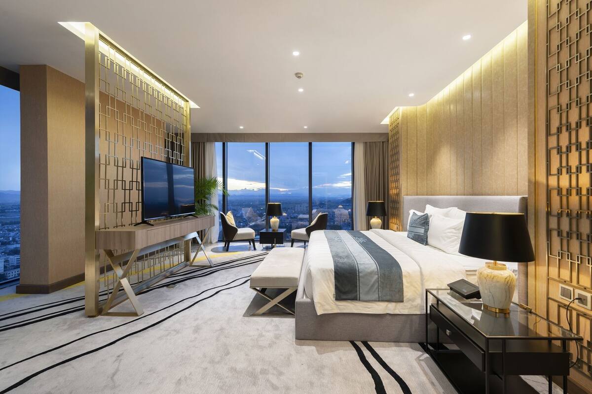 Minibar, coffre-fort, bureau, rideaux dâobscurcissement