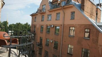 Gemeinsamer Schlafsaal, Gemischter Schlafsaal, Balkon (8 beds) | Balkon