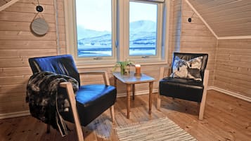 Stuga Classic - havsutsikt | Ljudisolering, strykjärn/strykbräda, gratis wi-fi och sängkläder