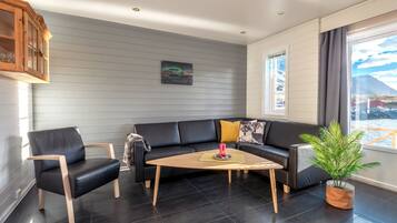 Cabane Classique, vue mer | Coin séjour