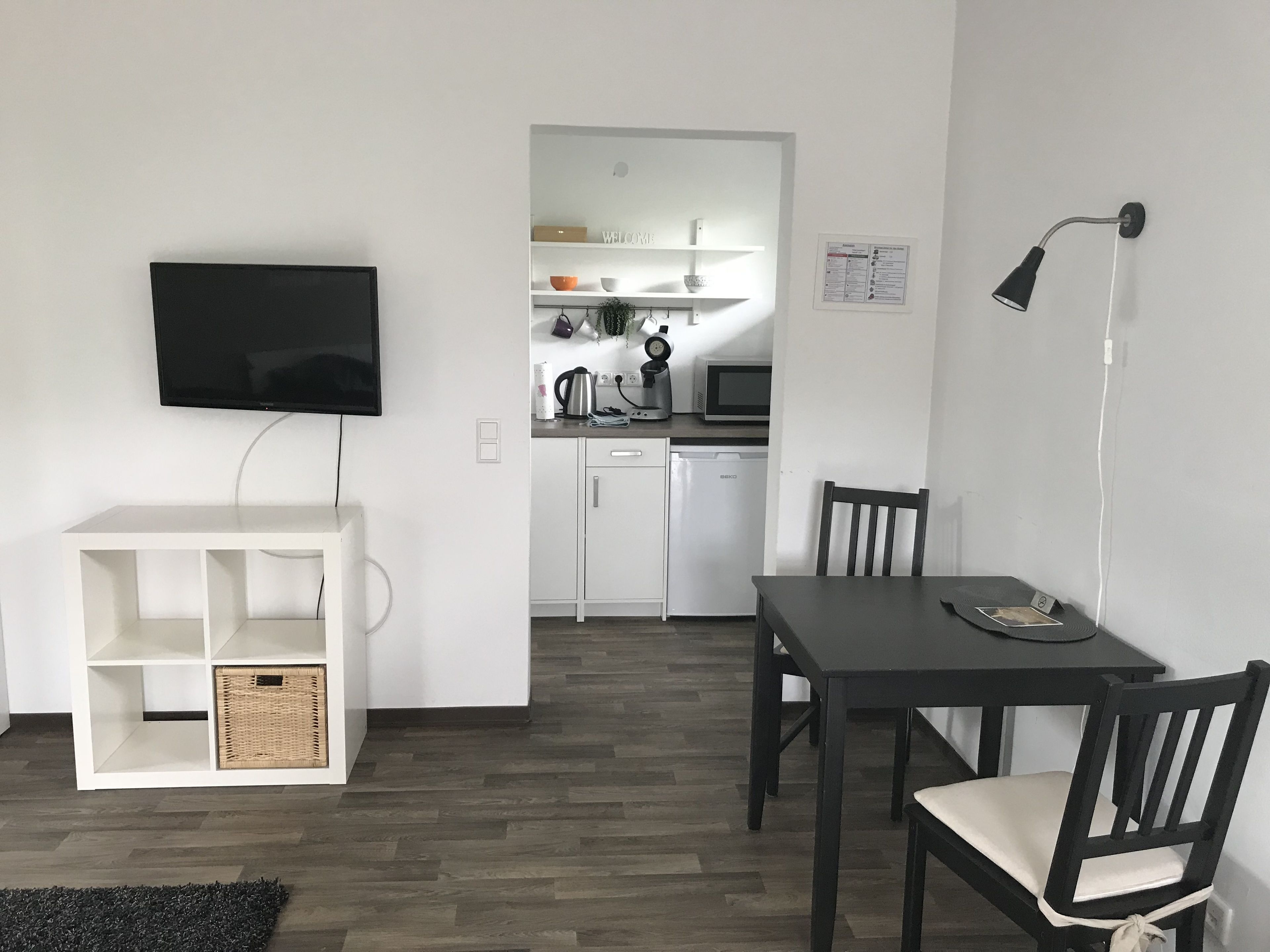 Desk, blackout drapes, soundproofing, cribs/infant beds