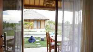 Comfort villa, 1 slaapkamer, niet-roken, uitzicht op heuvels | Kamervoorziening