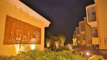 Front of property – evening/night