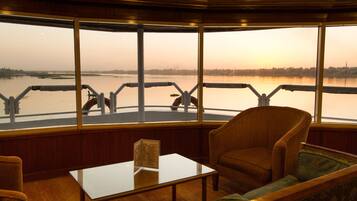 Vue depuis lâhĂ©bergement