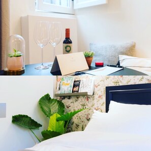 Luxury-Doppelzimmer, 1 King-Bett (front of building - Basement) | Minibar, Zimmersafe, individuell eingerichtet, Verdunkelungsvorhänge