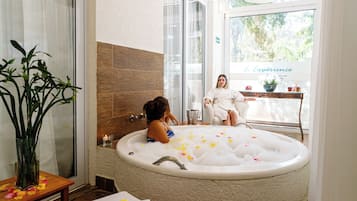 Body treatments, body wraps, body scrubs, facials, 4 treatment rooms