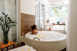 Body treatments, body wraps, body scrubs, facials, 4 treatment rooms