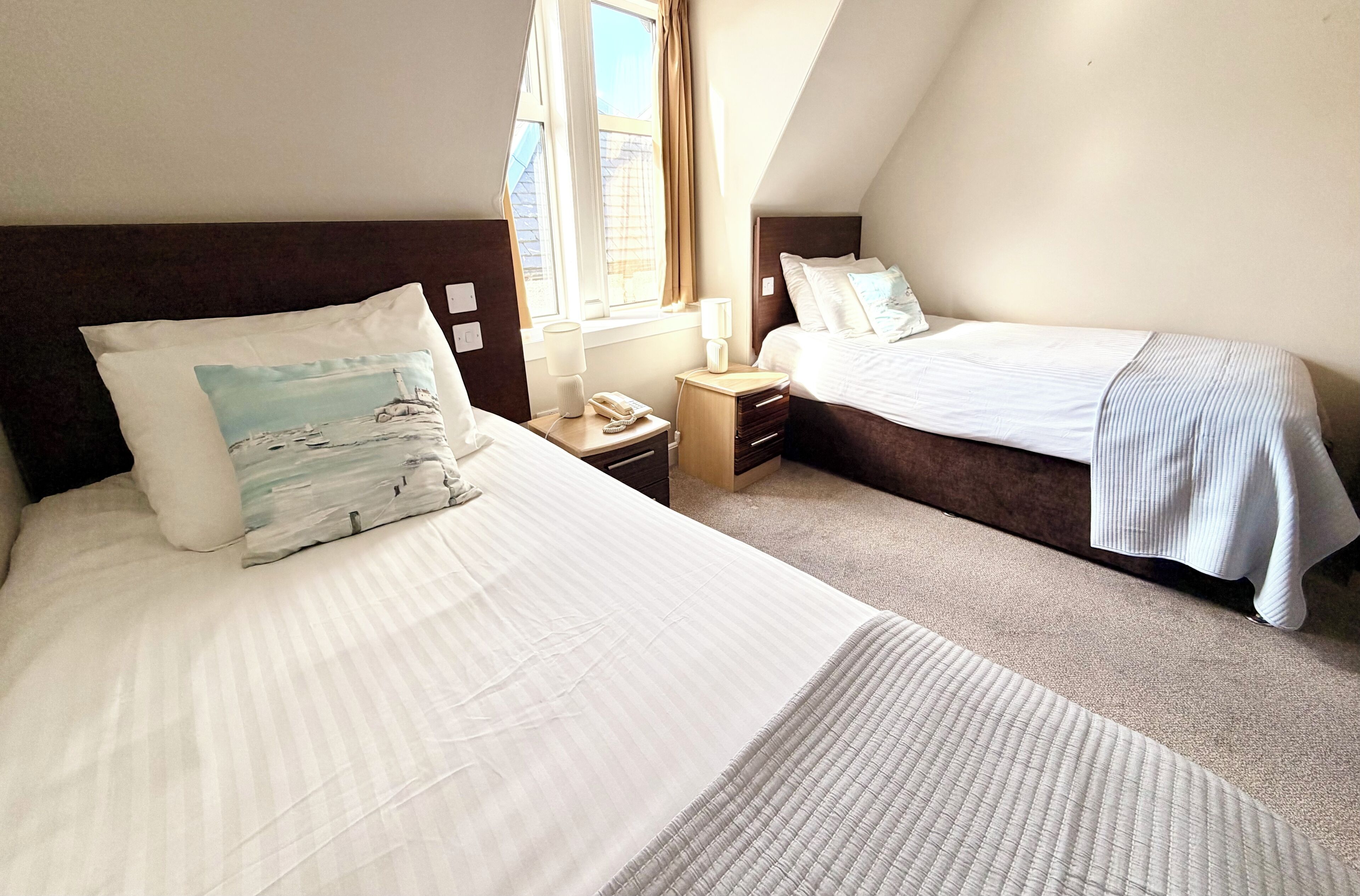 Standard Twin Room | Premium bedding, blackout curtains, iron/ironing board, free WiFi
