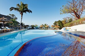3 outdoor pools, pool umbrellas, sun loungers - Family Selection at Grand Palladium Vallarta Resort & Spa - All Inclusive (Punta de Mita)