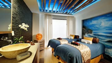 Hydrotherapy, aromatherapy, deep-tissue massages, Swedish massages