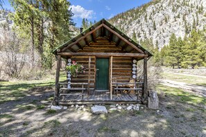 Cabaña, 2 camas individuales | Terraza o patio