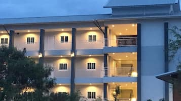 Front of property – evening/night