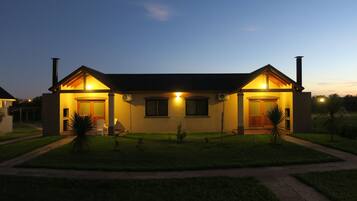 Front of property – evening/night
